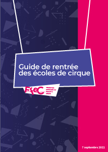 Guide de rentrée des écoles de cirque 2021